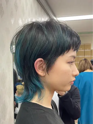 ショート カラー 杉田 一浩のヘアスタイル