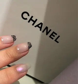 ネイル パラあり！フィルイン 美フォルムのネイルデザイン