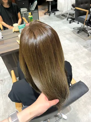 ミディアム レイヤーカット/ Wカラー/りぃの。のヘアスタイル