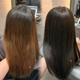 ロング カラー 9月から綾瀬/ 内田志乃のヘアスタイル