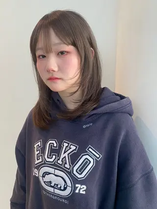 ミディアム カラー mai / linoah˚✧のヘアスタイル