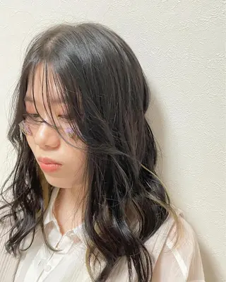 セミロング このみ/透明感カラー /ヘアアレンジ🫧のヘアスタイル