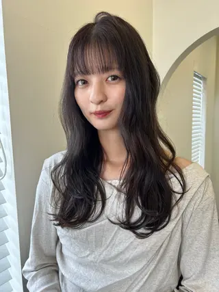 ロング カラー 遠藤 ふたばのヘアスタイル