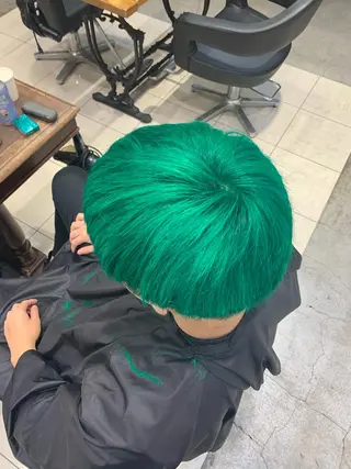 ショート カラー メンズ メンズパーマ特化 🌟Gakutoのヘアスタイル