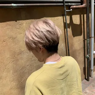 メンズ Yu シールエクステのヘアスタイル