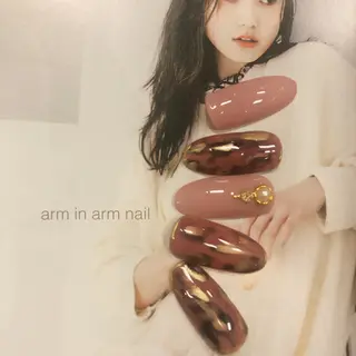 ネイル arm in arm ︎✿Yamamotoのマツエク・マツパデザイン