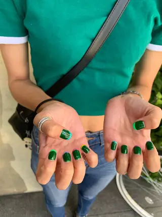 ネイル なぽ ❤︎長さだし / 韓国nailのネイルデザイン
