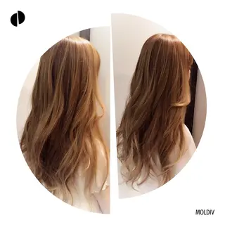 セミロング ロング カラー ✨縮毛矯正✨髪質改善 ナカシマ ユミのヘアスタイル