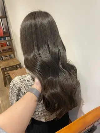 ロング カラー ヘアアレンジ coco♡ 韓国hairのヘアスタイル