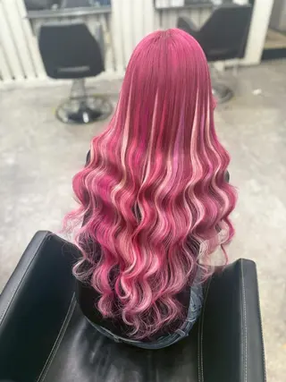 ロング RIN シールエクステのヘアスタイル