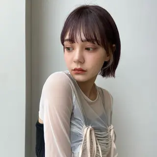 ショート カラー 前田 樺音のヘアスタイル