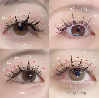 マツエク・マツパ VELISSE EYELASHのマツエク・マツパデザイン