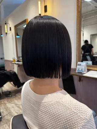 ミディアム カラー パーマ マンツーマン施術/ ダブルカラー/アリサのヘアスタイル