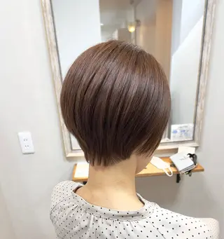 ショート ショート/白髪ぼかし 君和田若菜のヘアスタイル