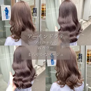 ロング カラー ブリーチなし💗 艶カラー 翔太郎のヘアスタイル