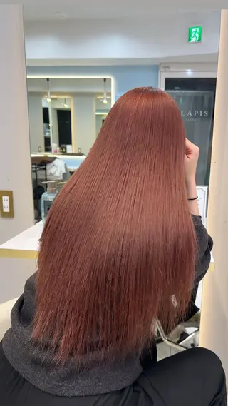 ロング カラー 渋谷髪質改善/縮毛 矯正/かすが🪽🫧のヘアスタイル