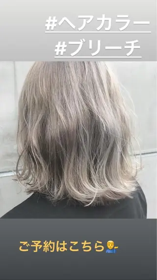 ミディアム カラー 【渋谷で人気】艶髪× 髪質改善/ツヤカラーのヘアスタイル
