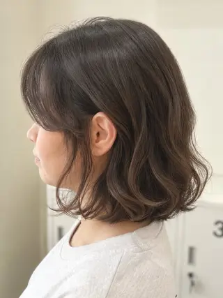 ミディアム パーマ suiw /AYAのヘアスタイル