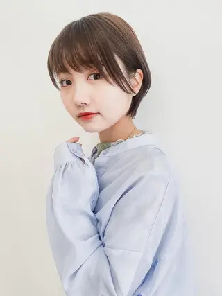 ショート カラー BASSA 下井草店のヘアスタイル