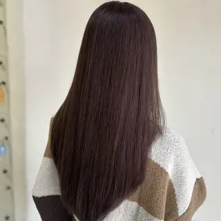ロング カラー 縮毛矯正/艶カラー Yuzuのヘアスタイル