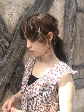 ヘアアレンジ 大人girly🛋️ 🤍yukakoのヘアスタイル