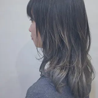 ミディアム カラー 山中 直輝のヘアスタイル