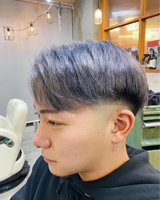 ショート カラー メンズ 梶浦 颯のヘアスタイル