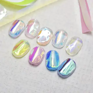 カラー ネイル princess スカルプ専門店のネイルデザイン