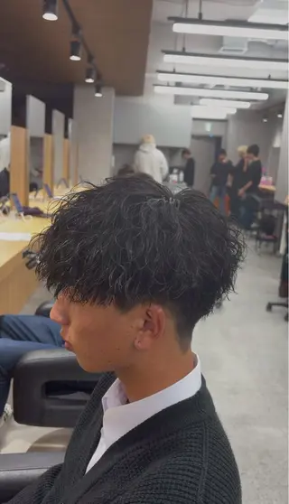 ショート カラー パーマ ヘアアレンジ メンズ キッズ メンズ特化/カラー /せなのヘアスタイル