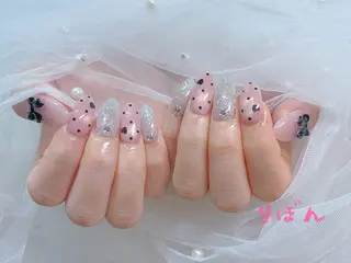 ミディアム りぼん Re:Bonrのネイルデザイン