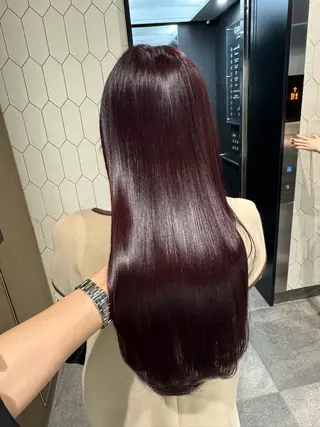 ロング 濱田 剛志のヘアスタイル