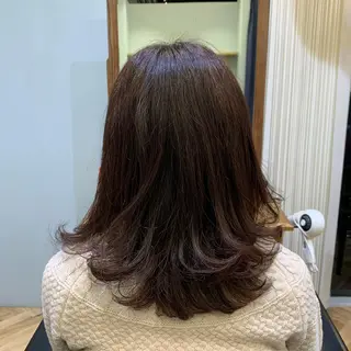ミディアム 蓼沼 由莉のヘアスタイル