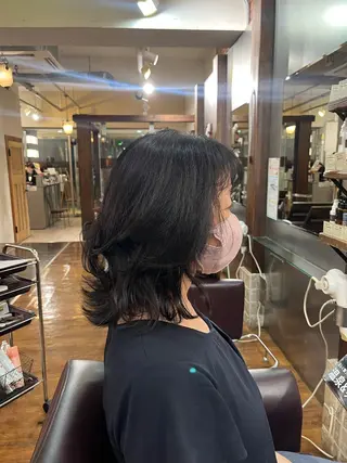 ミディアム 永村 大樹のヘアスタイル