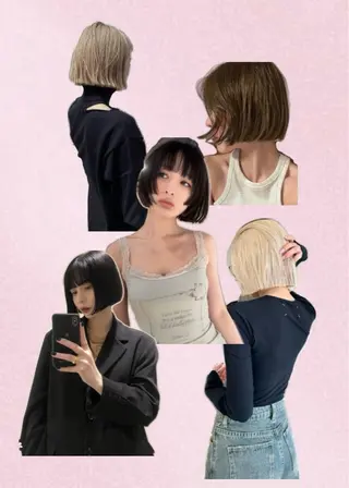 ショート 平野 美羽 /ブリーチモデルのヘアスタイル