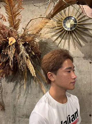 ショート カラー メンズ I'sm KOUSAKUのヘアスタイル