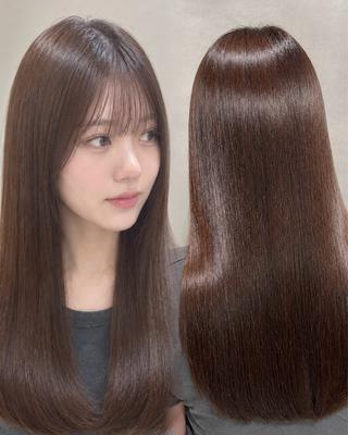 ロング カラー 🤍艶モテカラー♡ ブラウン🤍Rimiのヘアスタイル