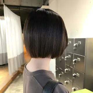 ショート カラー ハヤシ マユ ✂ 府中美容室のヘアスタイル