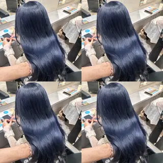 ロング カラー シールエクステ特化 りこのヘアスタイル