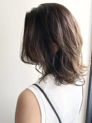 ミディアム peige 斉藤✨大人ヘアー✨のヘアスタイル