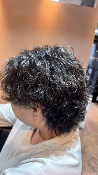 パーマ メンズ 水相 智貴のヘアスタイル