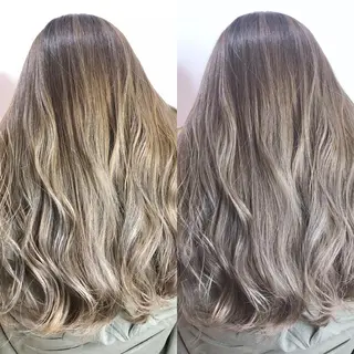 セミロング カラー 上條 航平のヘアスタイル