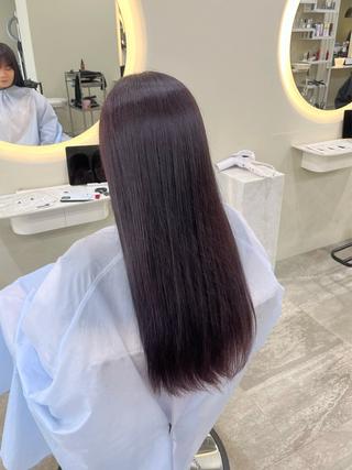 カラー くるみ／透明感カラー 艶髪🤎のヘアスタイル