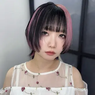 ミディアム カラー Ren. 🦋デザインカラーのヘアスタイル