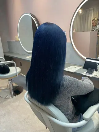 ロング カラー three_ ナオキのヘアスタイル