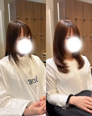 ロング ルナ｜大人レイヤー /上品/透明感カラーのヘアスタイル