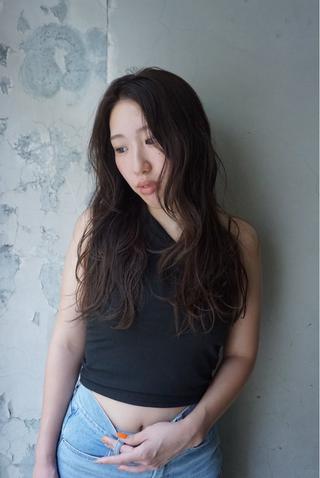ロング 村上 恋愛のヘアスタイル