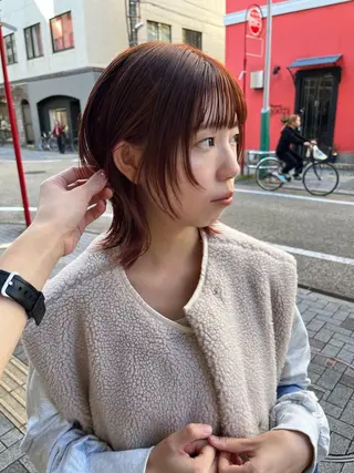 ミディアム カラー ヘアアレンジ 溝口 ひなこのマツエク・マツパデザイン