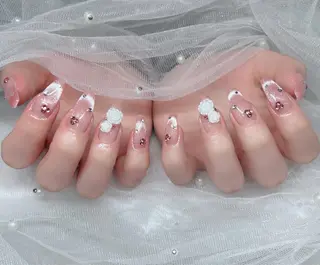 ネイル 🎀PG🩵 ネイルサロンのネイルデザイン