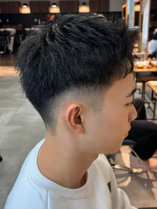 ショート メンズ 🔥フェードカット/ パーマ特化🔥/森のヘアスタイル