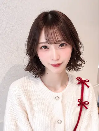ミディアム 表参道/アレンジ💐 /艶カラー/kahoのヘアスタイル